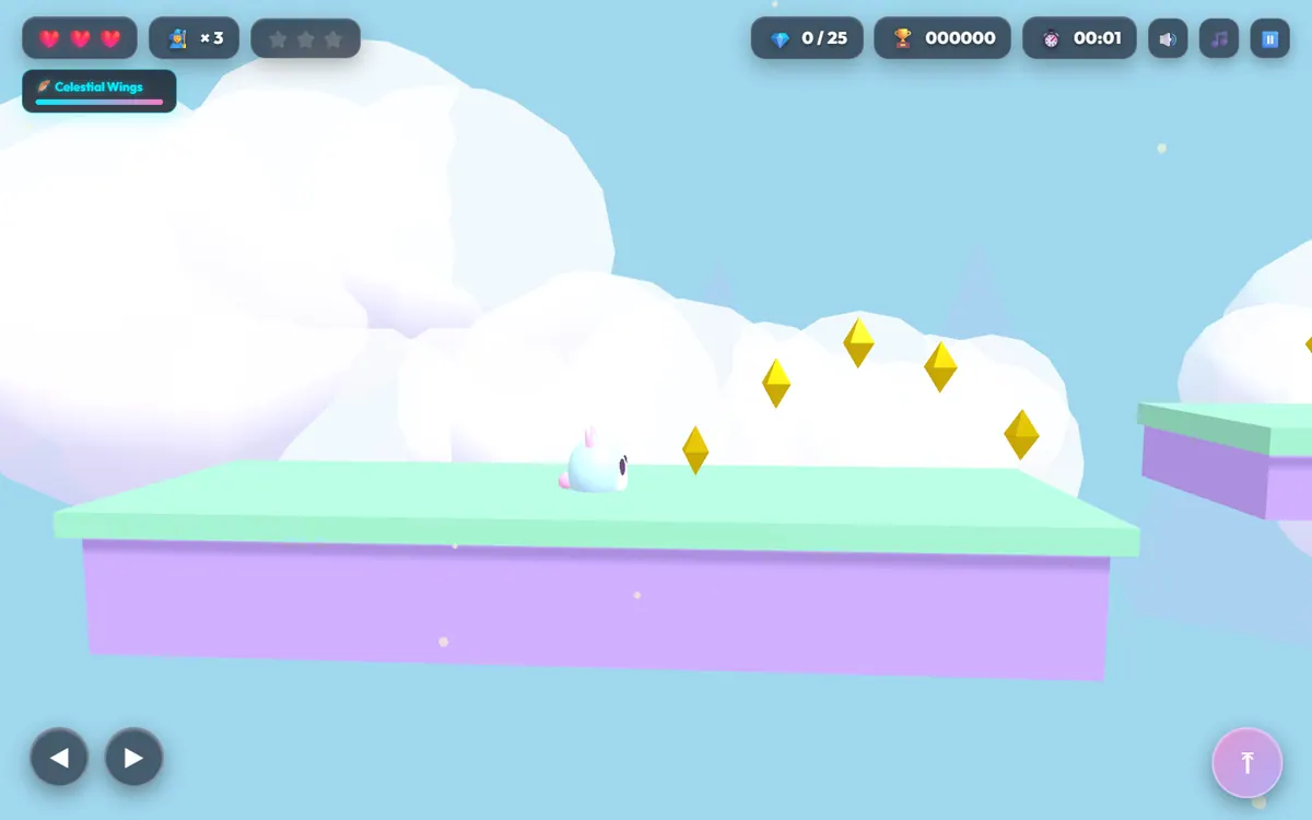 Screenshot of ORIGINAL 3D PLATFORMER GAME