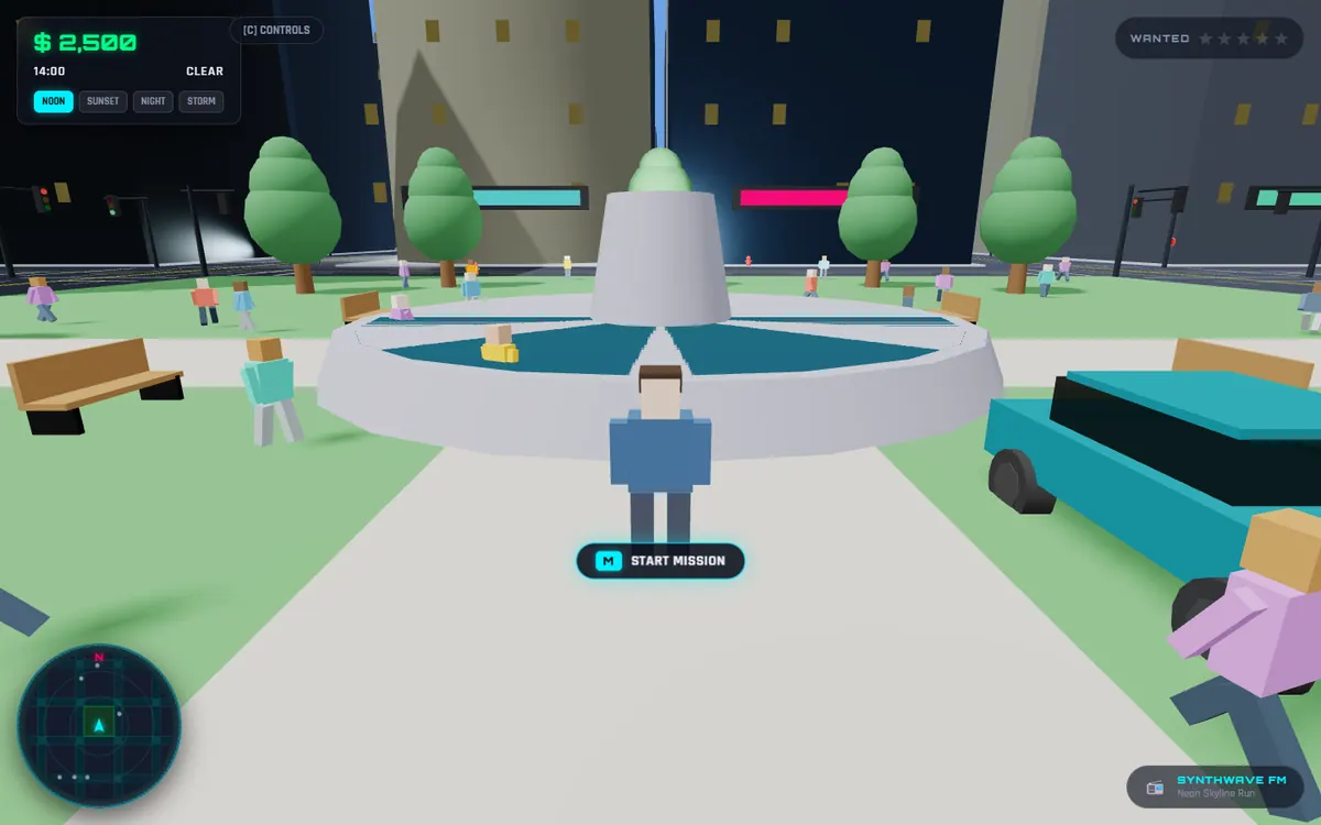Screenshot of MINI GTA STYLE OPEN WORLD